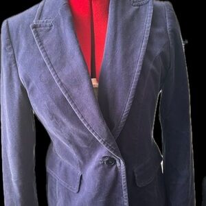 Valerie Stevens Deep Navy Single-Button Blazer